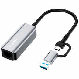 Мережевий адаптер ColorWay USB-A/USB-С 3.0 - RJ45 (CW-AD-CRG)