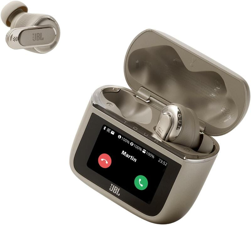 Bluetooth-гарнитура JBL Tour Pro 3 Latte (JBLTOURPRO3LTT)