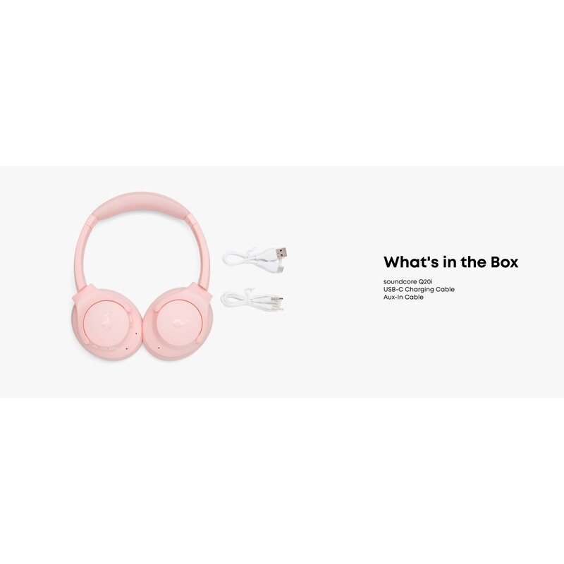 Bluetooth-гарнітура Anker SoundCore Q20i Pink (A3004G52)