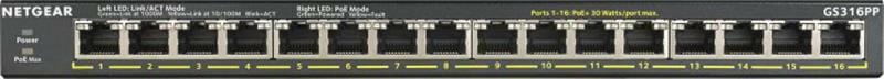 Комутатор Netgear GS316P-100EUS