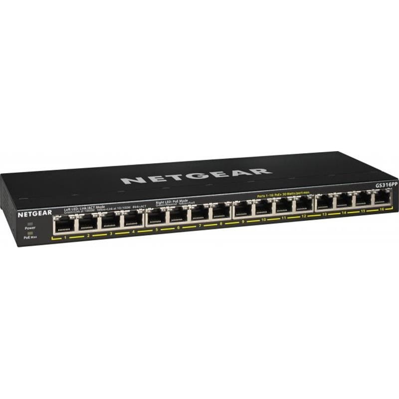 Комутатор Netgear GS316P-100EUS