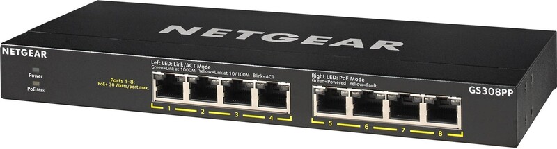 Комутатор Netgear GS308PP-100EUS