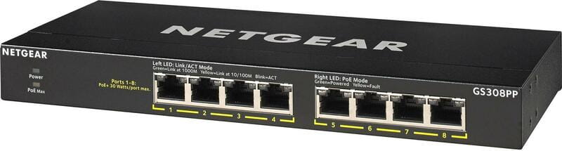 Комутатор Netgear GS308PP-100EUS