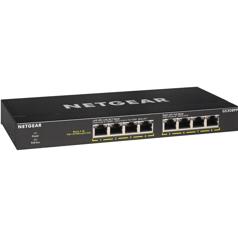 Комутатор Netgear GS308PP-100EUS