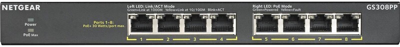 Комутатор Netgear GS308PP-100EUS