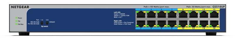 Комутатор Netgear GS516UP-100EUS