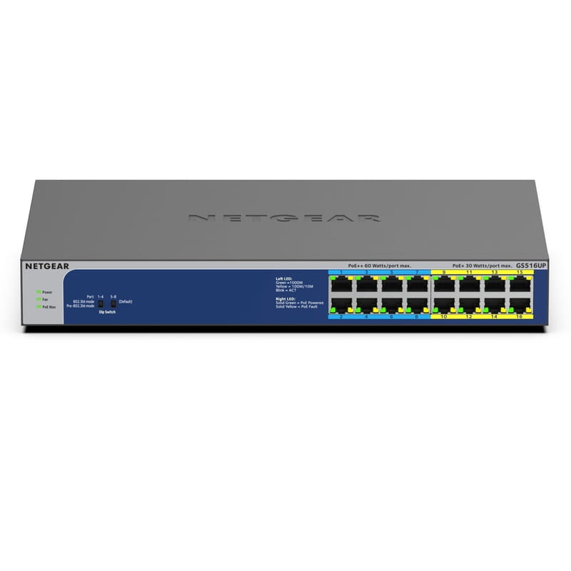 Комутатор Netgear GS516UP-100EUS