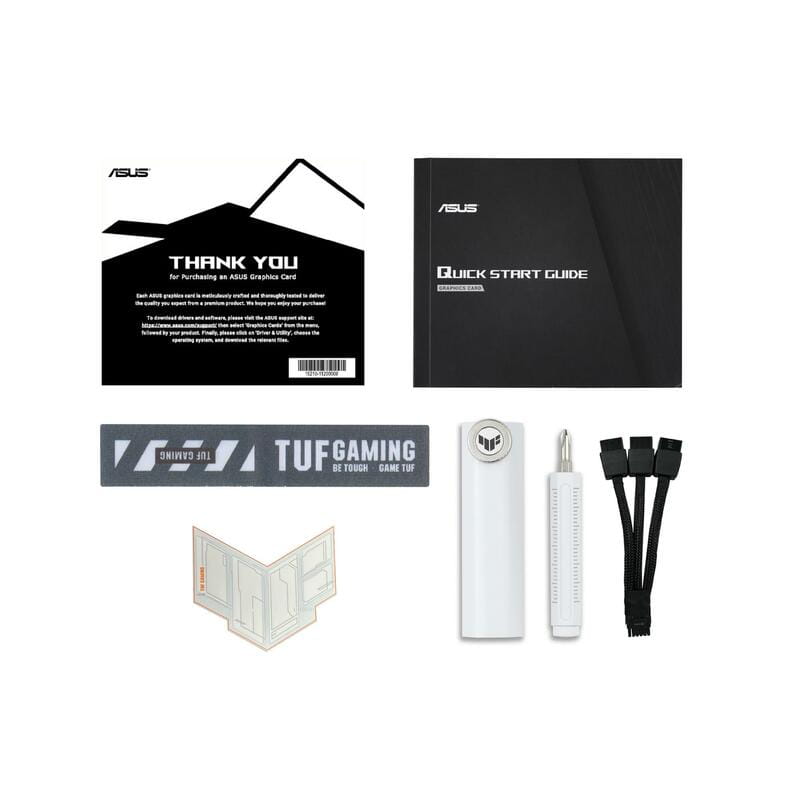Відеокарта GF RTX 5070 Ti 16GB GDDR7 TUF Gaming OC BTF White Asus (TUF-RTX5070TI-O16G-BTF-WHITE)