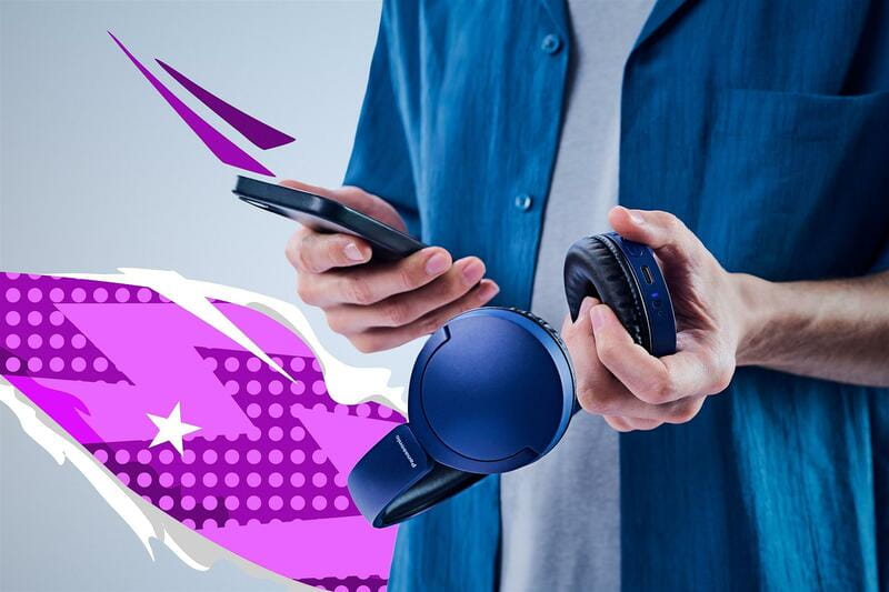 Bluetooth-гарнітура Panasonic RB-HF630B Blue (RB-HF630BG-A)