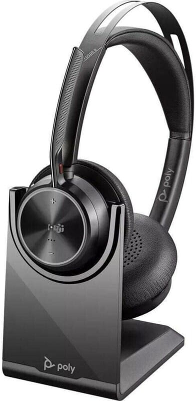 Bluetooth-гарнітура Poly Focus 2 MS Black (9T9J6AA)