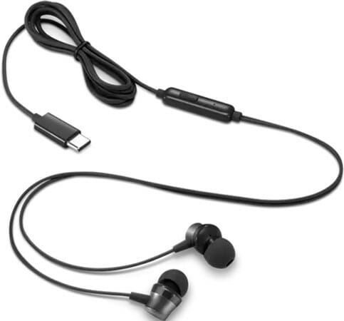 Гарнiтура Lenovo Wired In-Ear Headphones Black (4XD1J77351)