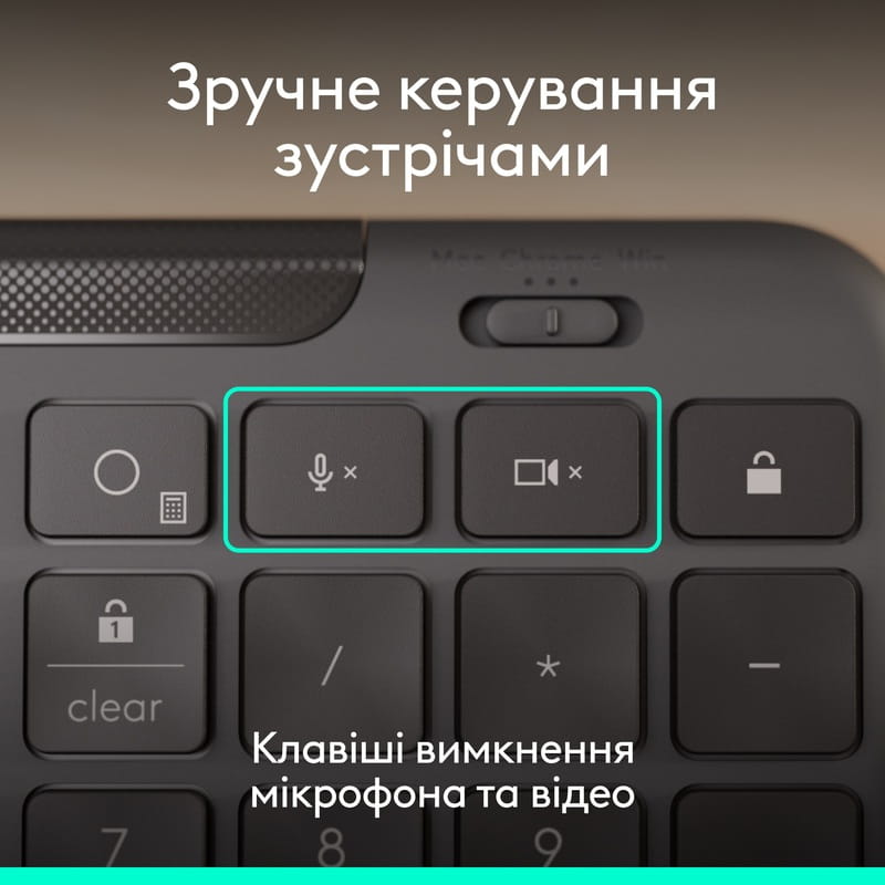 Комплект (клавіатура, миша) Logitech Signature Slim Combo MK620 Graphite (920-013349)