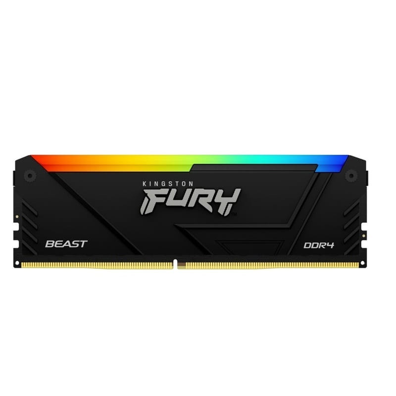 Модуль памяти DDR4 8GB/3200 Kingston Fury Beast RGB (KF432C16BB2A/8WP)