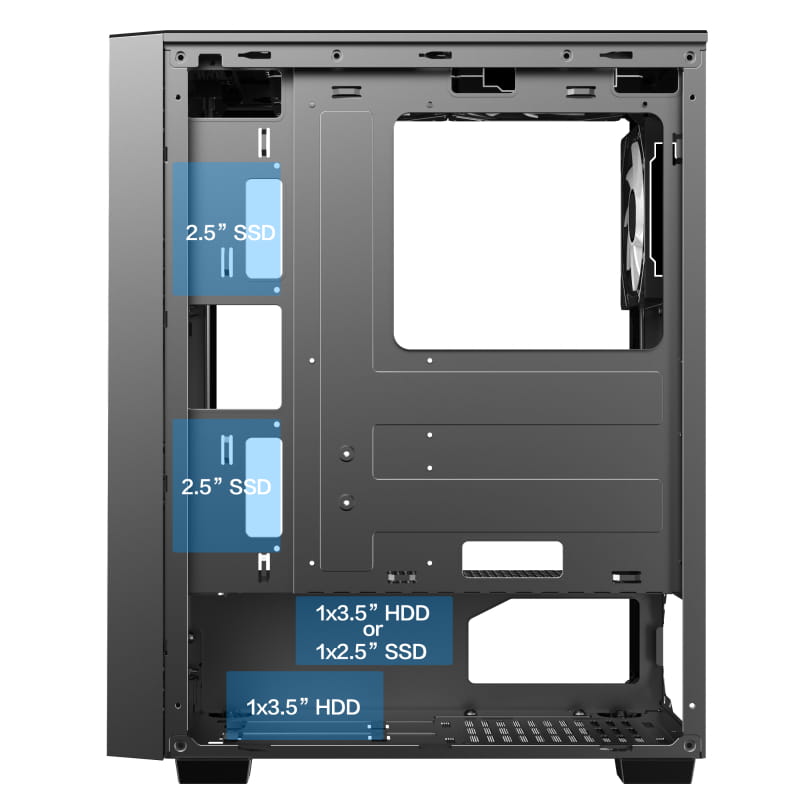 Корпус GameMax Prism Black