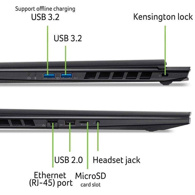 Ноутбук Acer Nitro 18 AI AN18-61-R4L8 (NH.QY7EU.004) Black