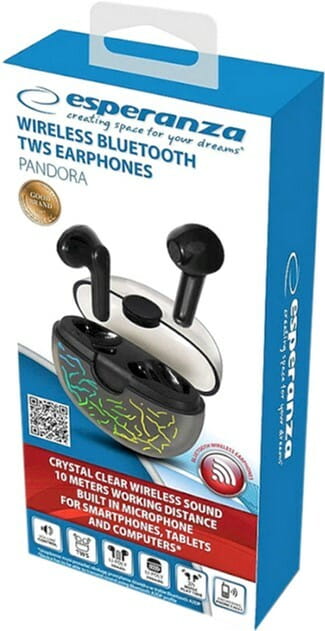 Bluetooth-гарнітура Esperanza Earphones Pandora Black (EH224K)