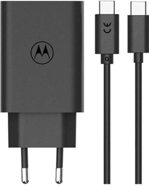 Зарядний пристрій Motorola 68W Black (MC-682N) + кабель Type-C