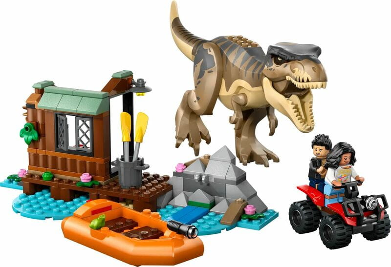 Конструктор LEGO Jurassic World Побег по реке от тиранозавра (76975)