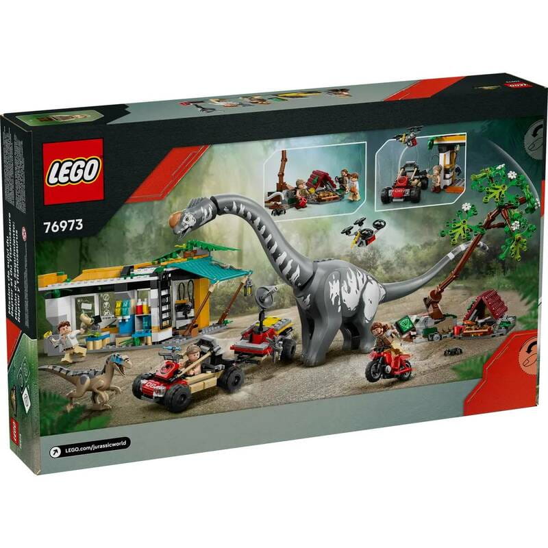 Конструктор LEGO Jurassic World Миссия по отслеживанию раптора и титанозавра (76973)