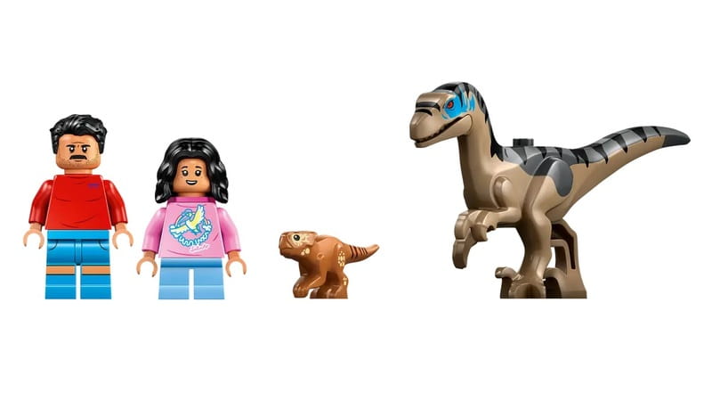 Конструктор LEGO Jurassic World Бегство по бездорожью от раптора (76972)
