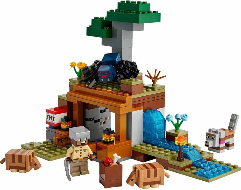 Конструктор LEGO Minecraft Шахтна експедиція Броненосець (21269)