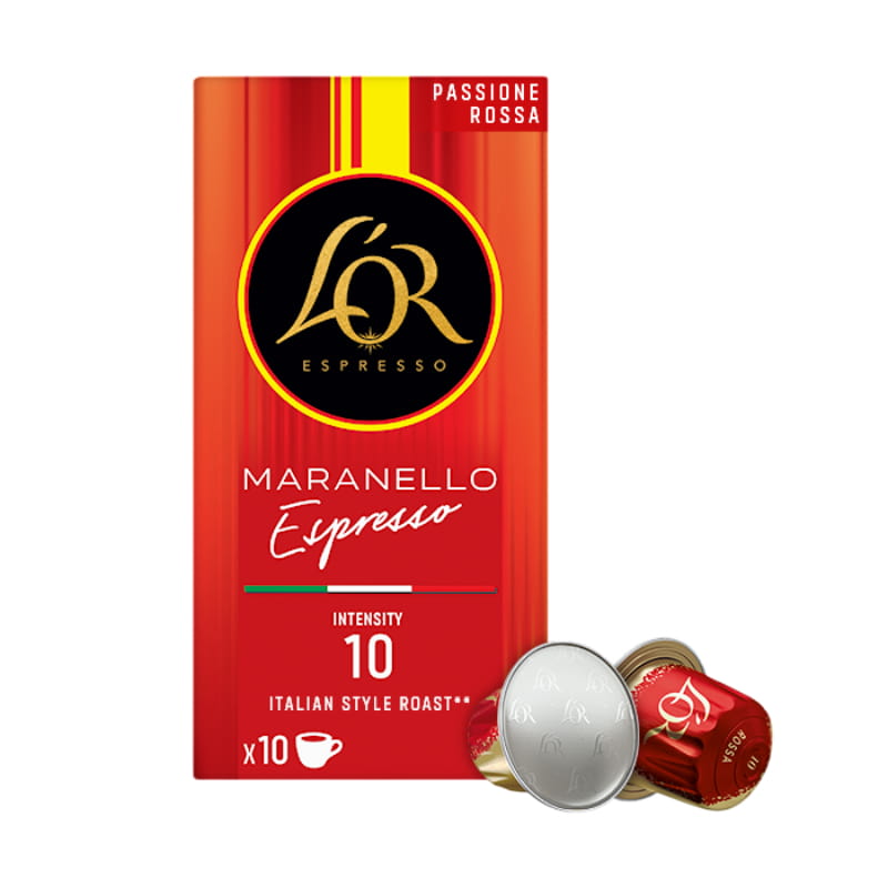 Кофе в капсулах L`OR Passione Rossa Maranello Espresso 10шт