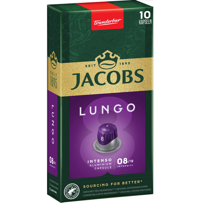 Кофе в капсулах Jacobs Lungo Intenso 10шт