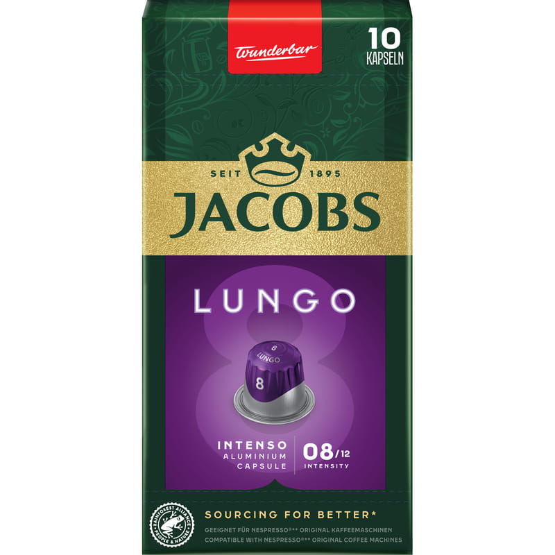 Кофе в капсулах Jacobs Lungo Intenso 10шт