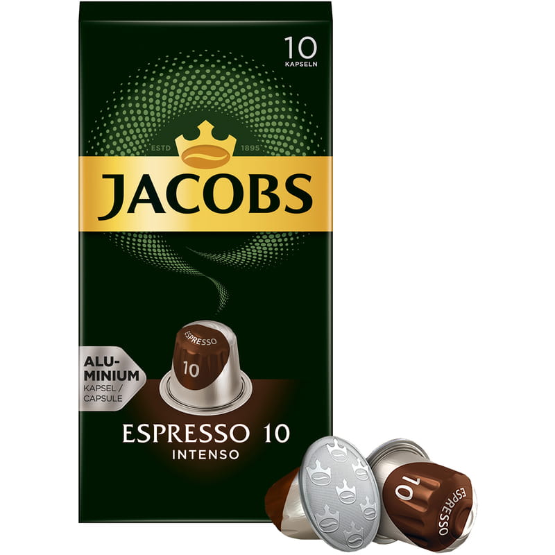 Кофе в капсулах Jacobs Espresso Intenso 10шт