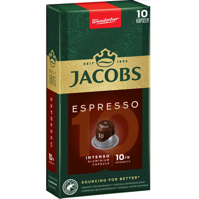 Кофе в капсулах Jacobs Espresso Intenso 10шт
