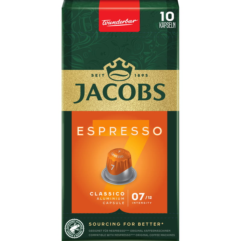 Кофе в капсулах Jacobs Espresso Classico 10шт