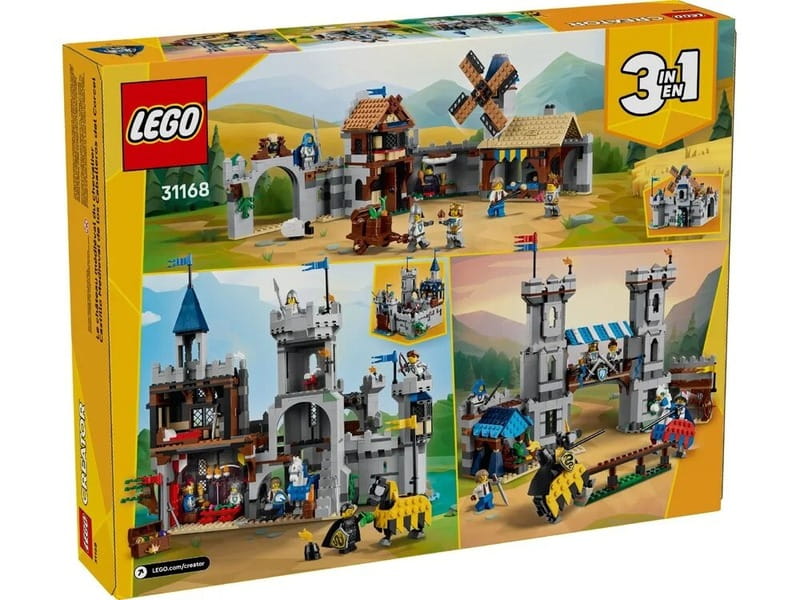 Конструктор LEGO Creator Средневековый замок с рыцарем на коне (31168)