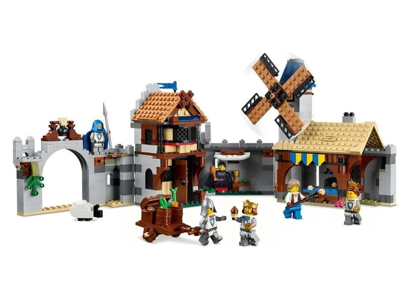 Конструктор LEGO Creator Средневековый замок с рыцарем на коне (31168)