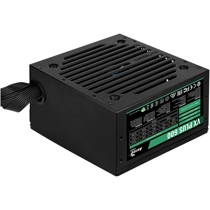 Блок живлення AeroCool VX Plus Stealth 600 (ACPN-VS60NEY.12) 600W