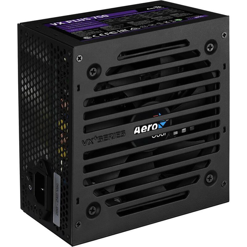 Купити Блок живлення AeroCool VX Plus Stealth 750 (ACPN-VS75AEY.12) 750W Блок живлення AeroCool VX Plus Stealth 750 (ACPN-VS75AEY.12) 750W