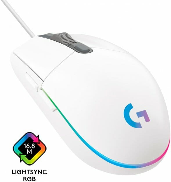 Мышь Logitech G102 Lightsync White (910-005824)