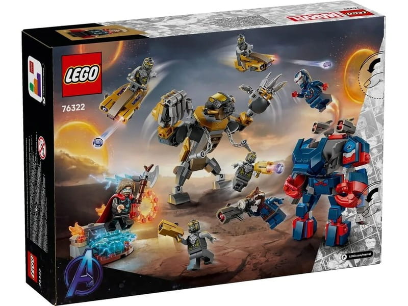 Конструктор LEGO Marvel Мстителі: Закінчення Тор проти Читаурі (76322)