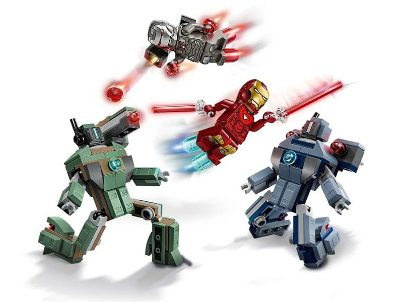 Конструктор LEGO Marvel Super Heroes Железный человек и Боевая Машина против Хаммер Дронов (76320)