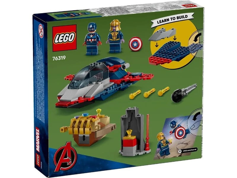 Конструктор LEGO Marvel Super Heroes Капитан Америка против Таноса (76319)