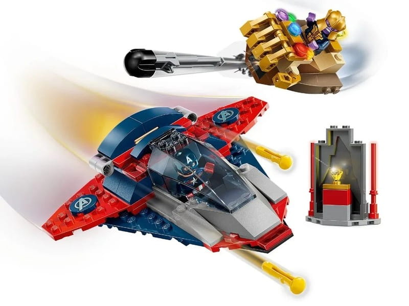 Конструктор LEGO Marvel Super Heroes Капитан Америка против Таноса (76319)