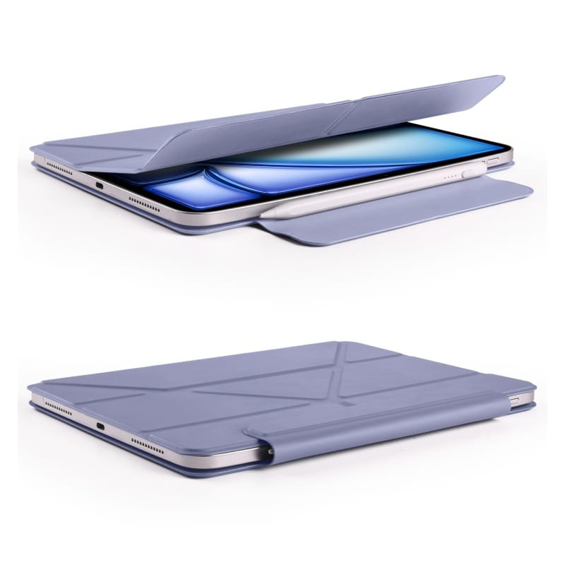 Чехол-книжка BeCover Ultra Slim Origami Magnetic для Apple iPad Air 11 M2/M3 (2024/2025) Deep Purple (712959)