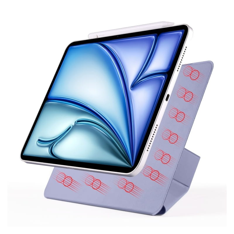 Чехол-книжка BeCover Ultra Slim Origami Magnetic для Apple iPad Air 11 M2/M3 (2024/2025) Deep Purple (712959)