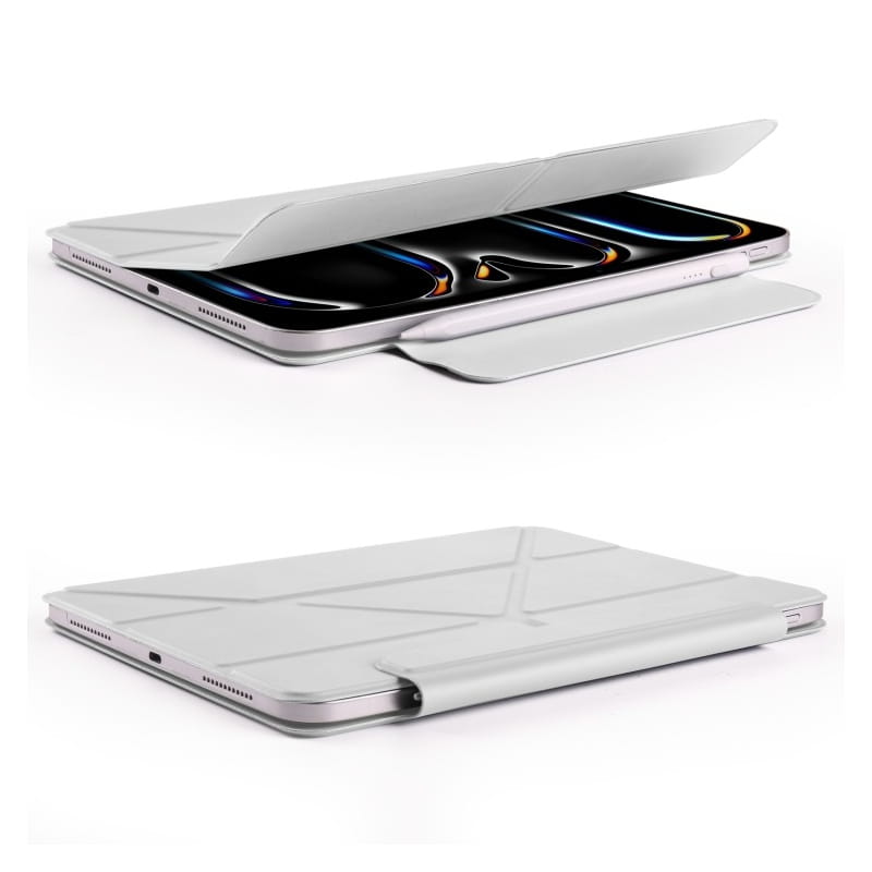 Чохол-книжка BeCover Ultra Slim Origami Magnetic для Apple iPad Pro 11 M4 (2024) Gray (712962)