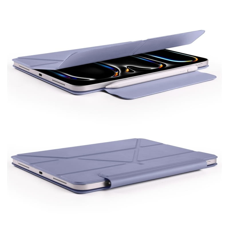 Чехол-книжка BeCover Ultra Slim Origami Magnetic для Apple iPad Pro 11 M4 (2024) Deep Purple (712963)