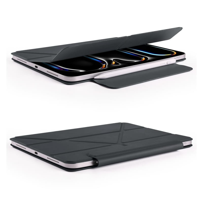 Чехол-книжка BeCover Ultra Slim Origami Magnetic для Apple iPad Pro 12.9 (2020/2021/2022) Black (712965)