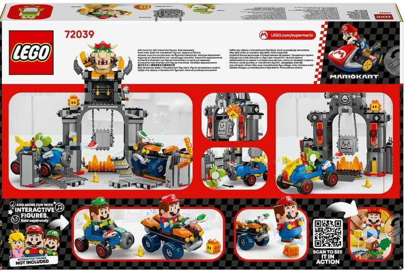 Конструктор LEGO Super Mario Mario Kart – Bowser и его замок (72039)