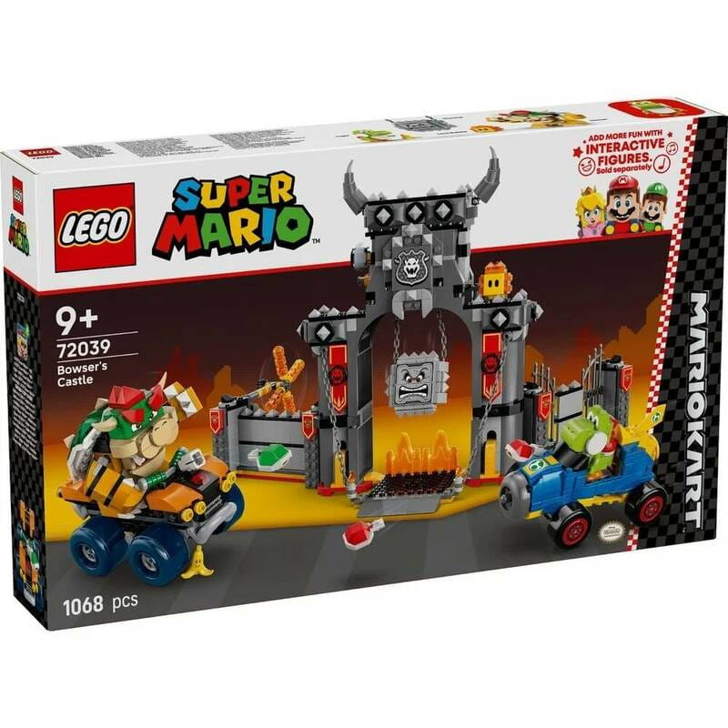 Конструктор LEGO Super Mario Mario Kart – Bowser и его замок (72039)