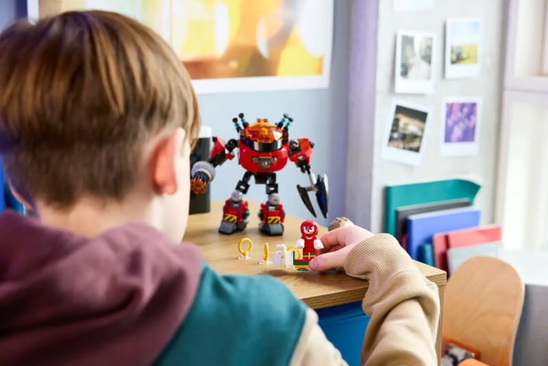 Конструктор LEGO Sonic Knuckles vs. Dr. Eggman Egg Crusher Mech (77005)
