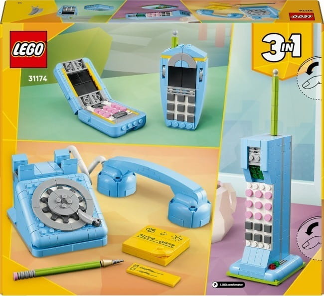 Конструктор LEGO Creator Ретро телефон (31174)