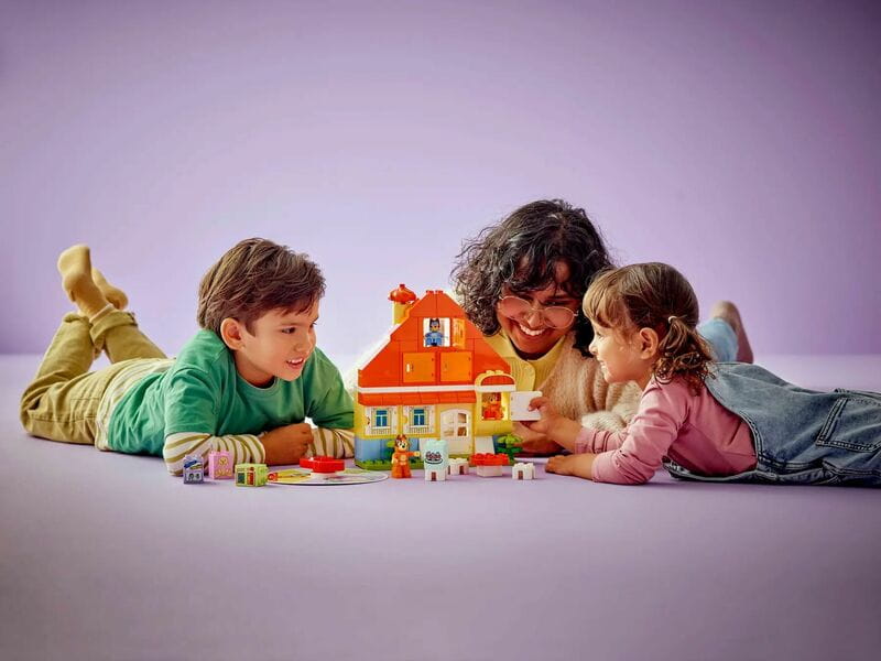 Конструктор LEGO Duplo Bluey Семейный дом Блуи с игрой на запоминание (10459)